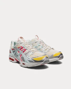 UB5-S Gel-Nimbus 9 Glacier Grey / Soothing Sea Low Top Sneakers -Asics ASICSUB5 SGel Nimbus9 GlacierGrey SoothingSea low top sneakers 3