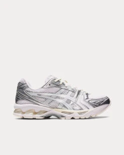 GEL-KAYANO 14 White / Metallic Silver Running Shoes