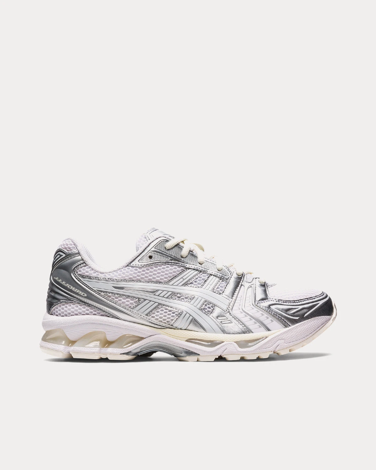 GEL-KAYANO 14 White / Metallic Silver Running Shoes 3 GEL-KAYANO 14 White / Metallic Silver Running Shoes