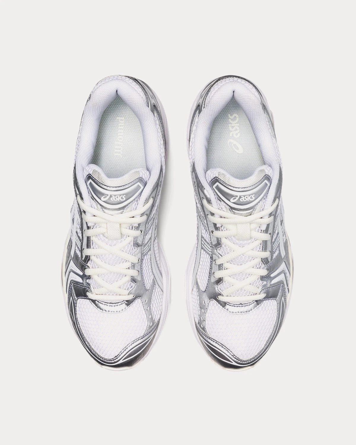 GEL-KAYANO 14 White / Metallic Silver Running Shoes 4 GEL-KAYANO 14 White / Metallic Silver Running Shoes - Image 2