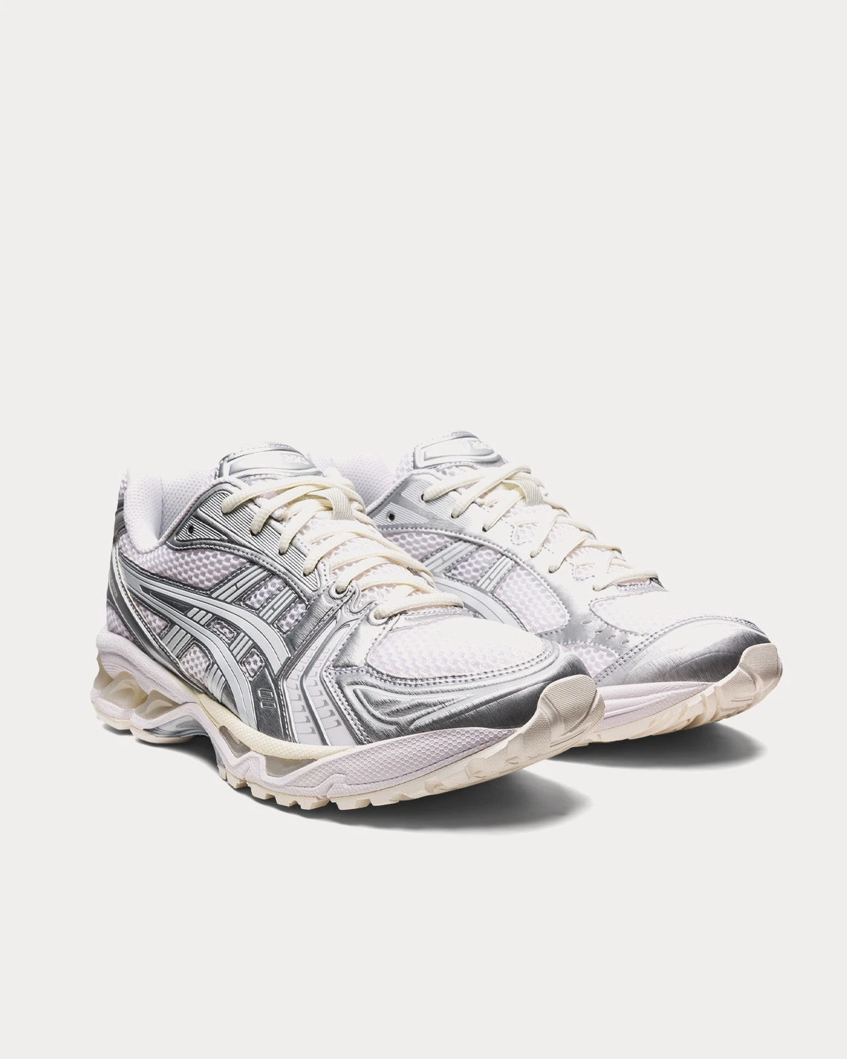 GEL-KAYANO 14 White / Metallic Silver Running Shoes 5 GEL-KAYANO 14 White / Metallic Silver Running Shoes - Image 3