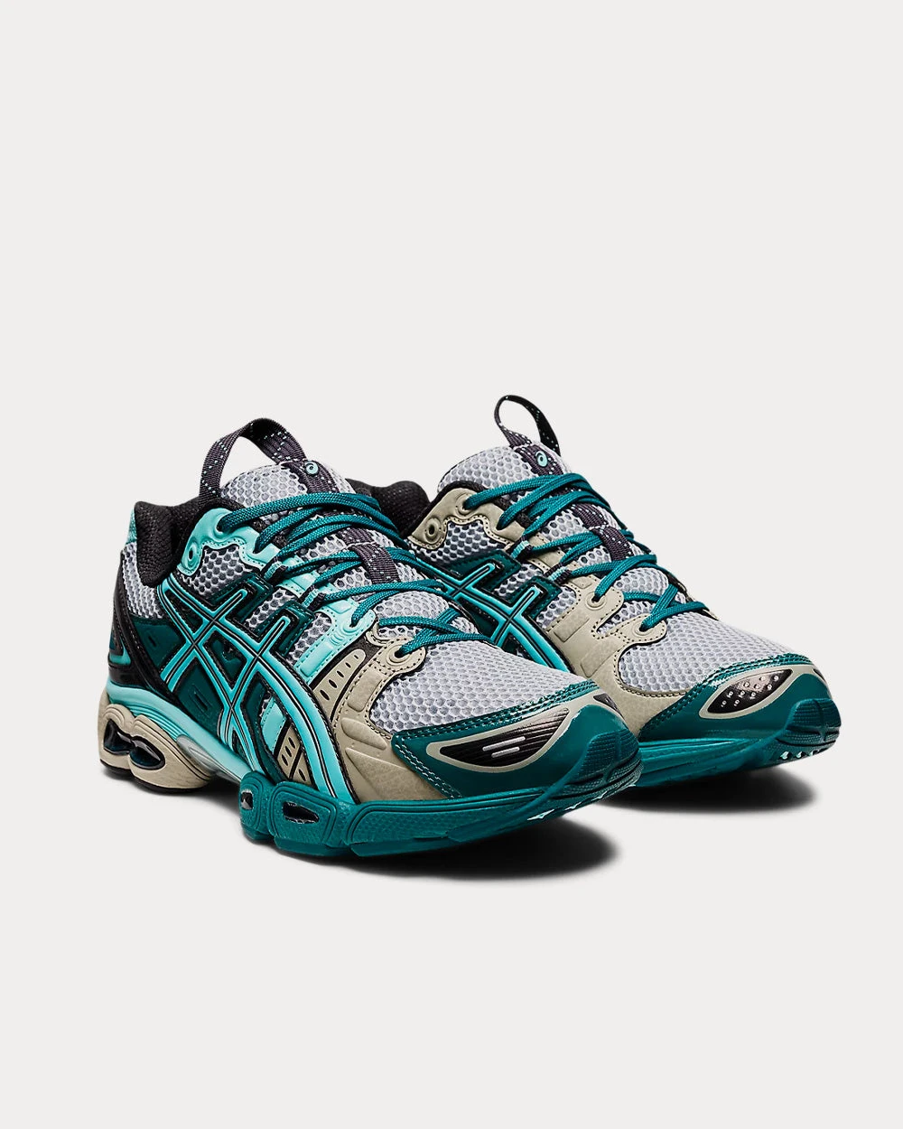 UB3-S GEL-NIMBUS 9 Piedmont Grey / Aruba Blue Low Top Sneakers 5 UB3-S GEL-NIMBUS 9 Piedmont Grey / Aruba Blue Low Top Sneakers - Image 3